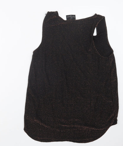 Womens UK Size 12 NEXT Black Basic Tank