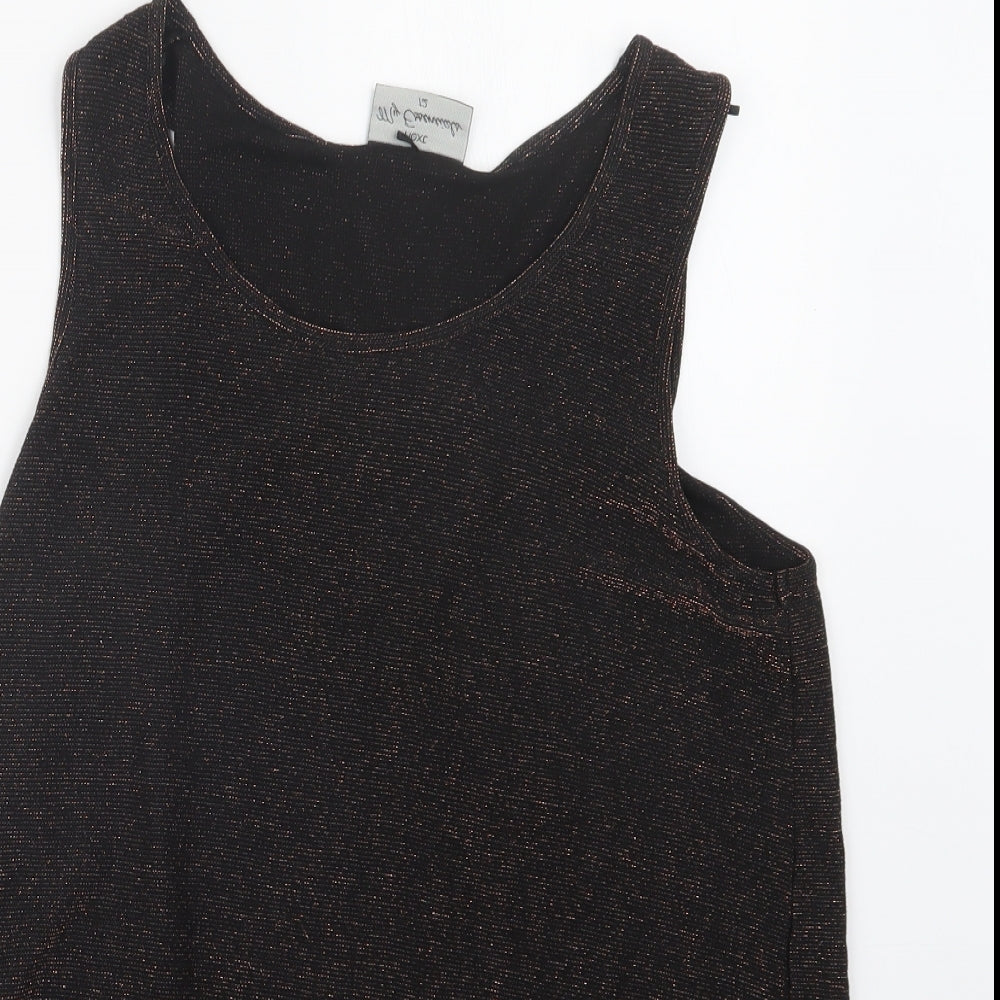 Womens UK Size 12 NEXT Black Basic Tank
