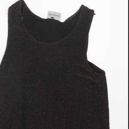 Womens UK Size 12 NEXT Black Basic Tank