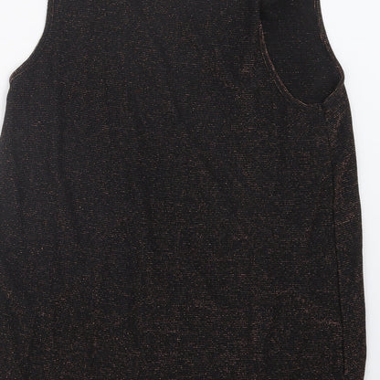 Womens UK Size 12 NEXT Black Basic Tank