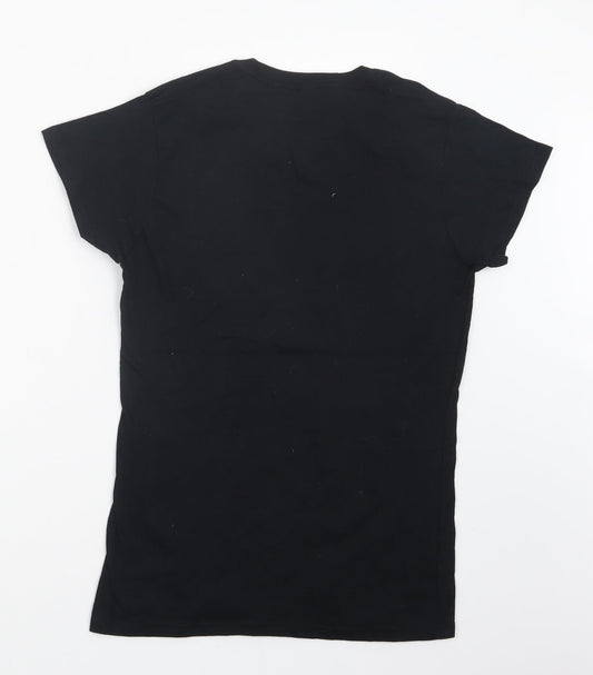 Gildan Womens Black   Basic T-Shirt Size M