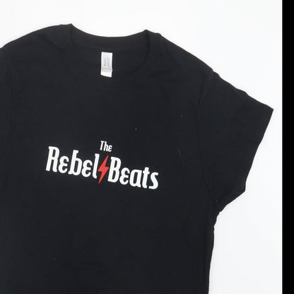 Gildan Womens Black   Basic T-Shirt Size M