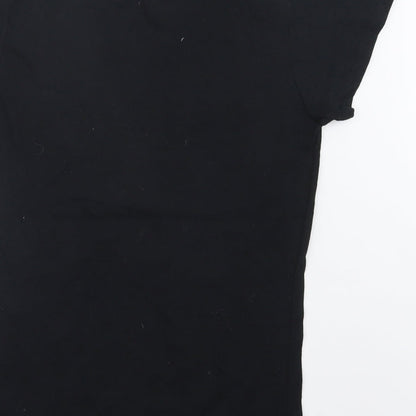 Gildan Womens Black   Basic T-Shirt Size M