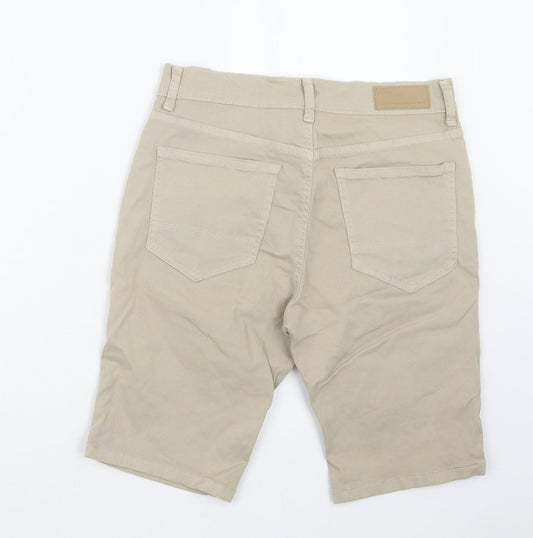 Denim Co. Mens Beige   Cargo Shorts Size 29 in