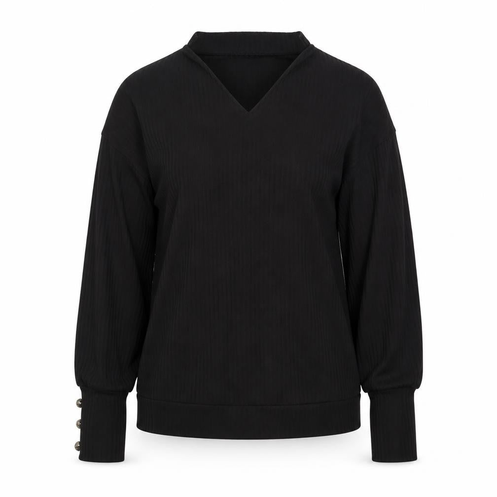 Womens UK Size XL Preworn Black Pullover Jumper