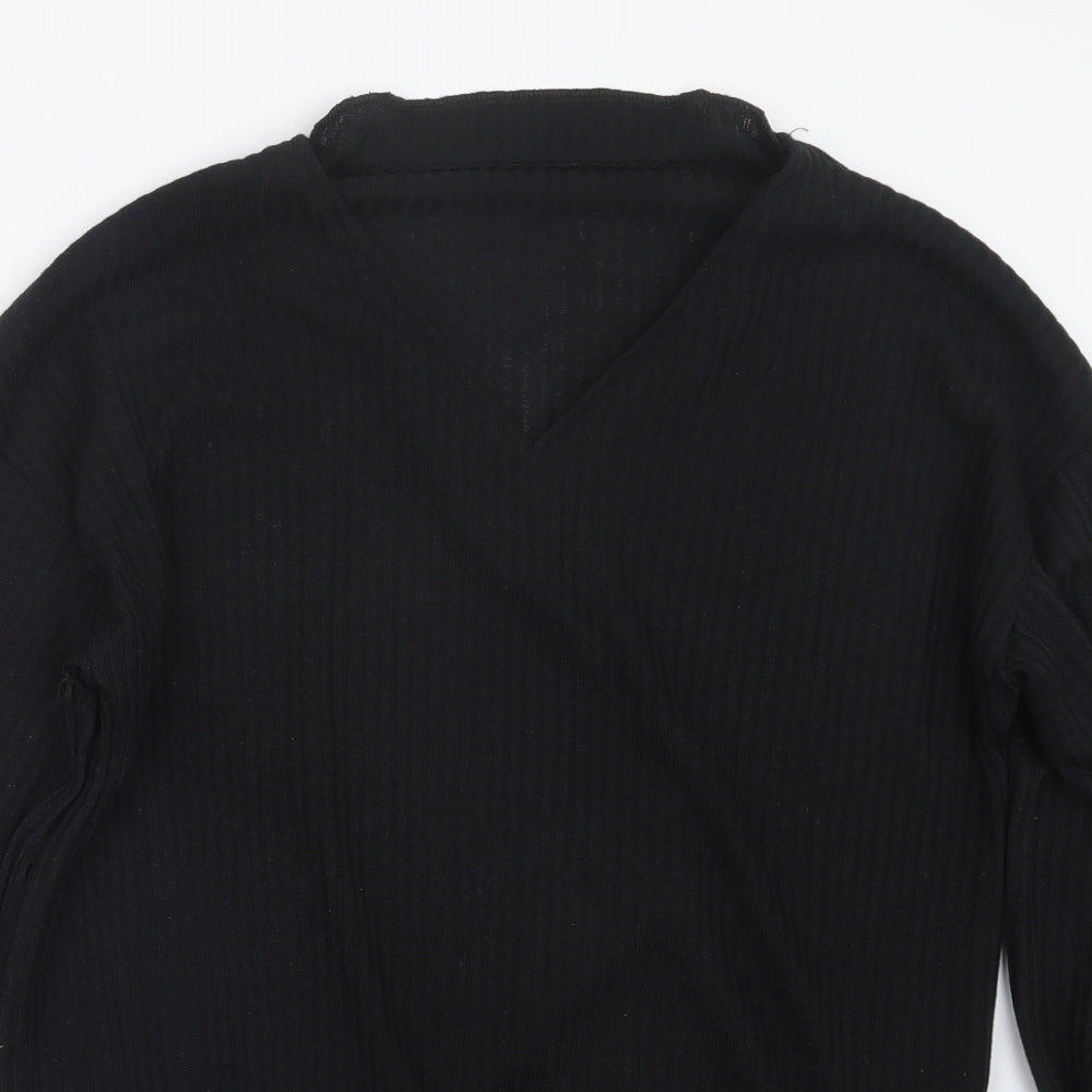 Womens UK Size XL Preworn Black Pullover Jumper