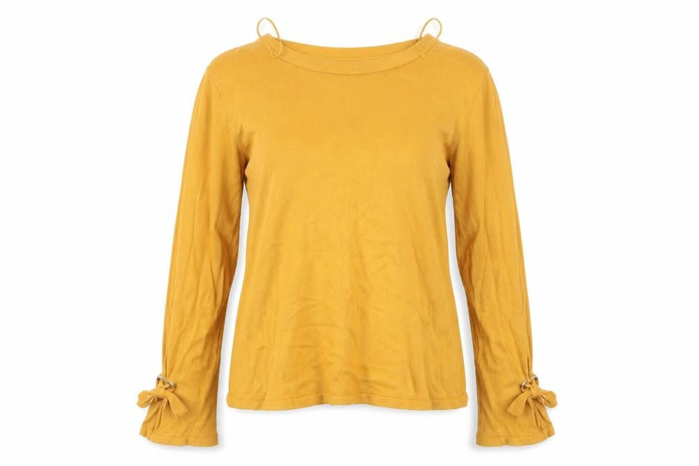 Womens UK Size 12 New Look Yellow Pullover Jumper