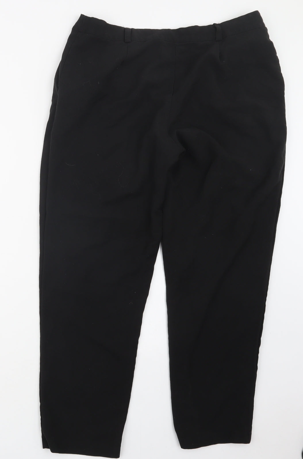 Womens UK Size 16 Marks and Spencer Regular Fit  Black Trousers