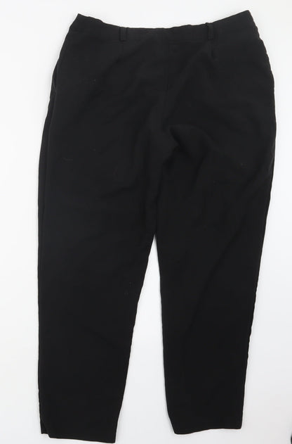 Womens UK Size 16 Marks and Spencer Regular Fit  Black Trousers