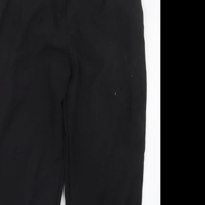 Womens UK Size 16 Marks and Spencer Regular Fit  Black Trousers