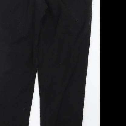 Womens UK Size 16 Marks and Spencer Regular Fit  Black Trousers