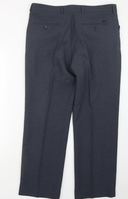 Greenwoods Mens Blue   Trousers  Size 37 in L28 in