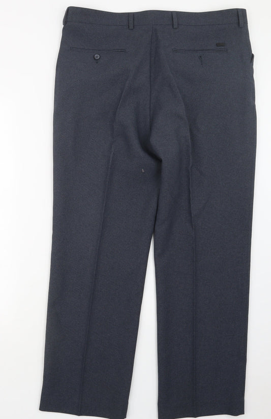 Greenwoods Mens Blue   Trousers  Size 37 in L28 in