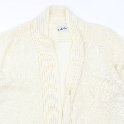 Classic Collections Womens Beige  Knit Cardigan Jumper Size 20