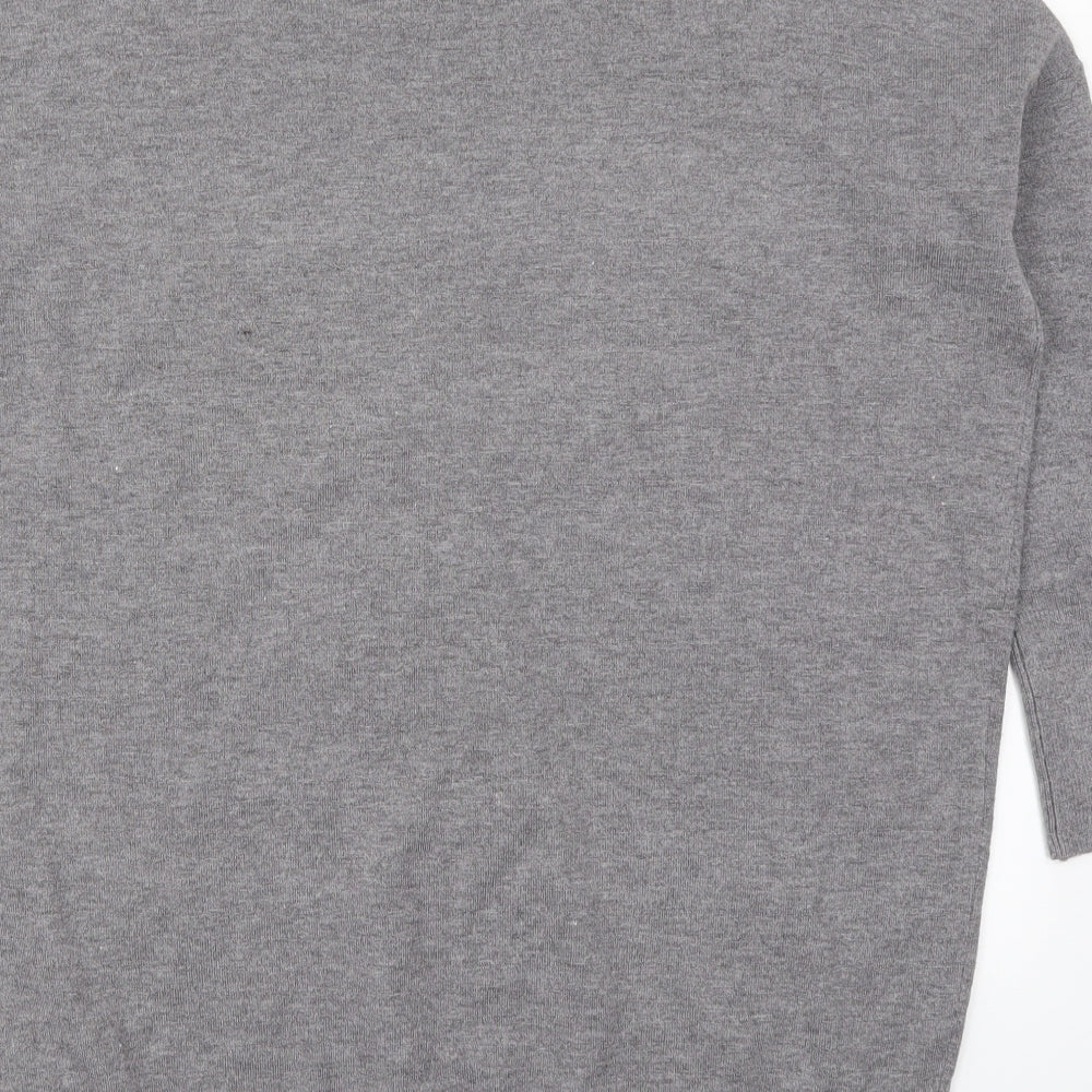 Womens UK Size S Marks and Spencer Grey Pullover Jumper
