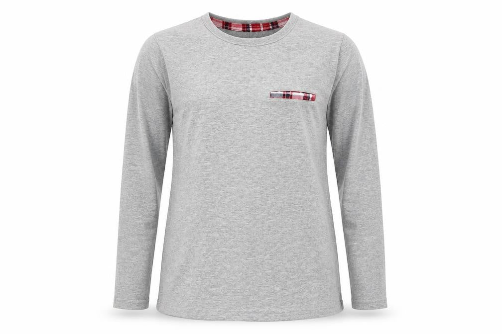 F&F Girls Grey Solid  Top Pyjama Top Size 9-10 Years