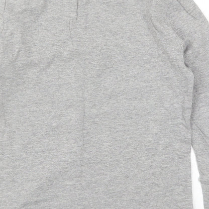 F&F Girls Grey Solid  Top Pyjama Top Size 9-10 Years
