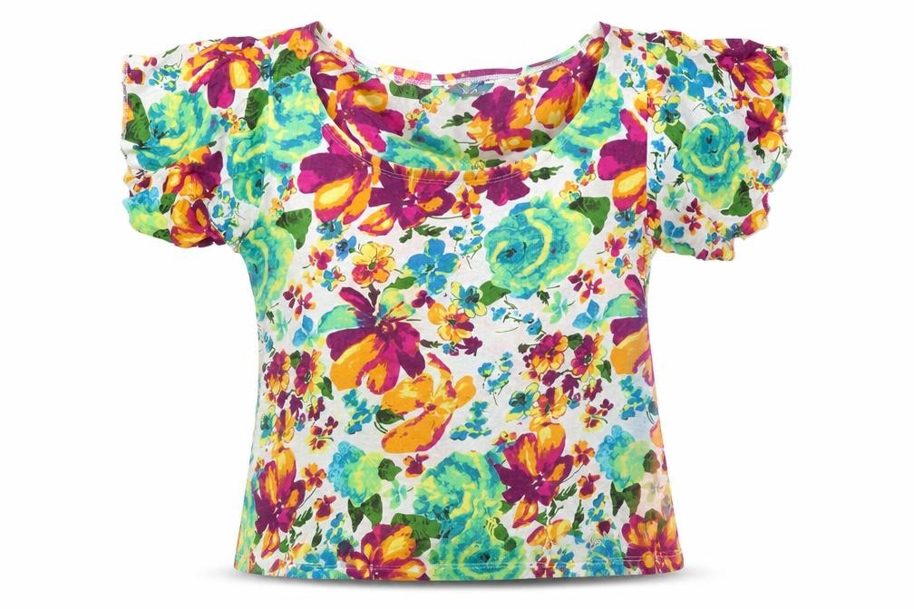 Womens UK Size 18 South Multicoloured Basic T-Shirt