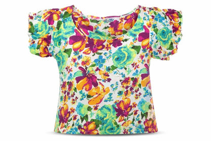 Womens UK Size 18 South Multicoloured Basic T-Shirt