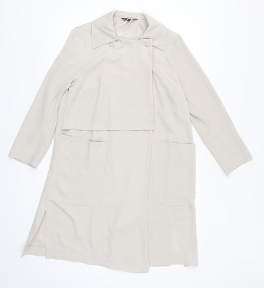 Womens UK Size S Marks and Spencer Beige Jacket