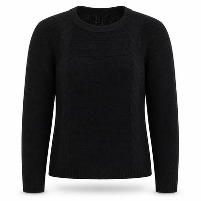 Kismet Womens Black  Knit Pullover Jumper Size S
