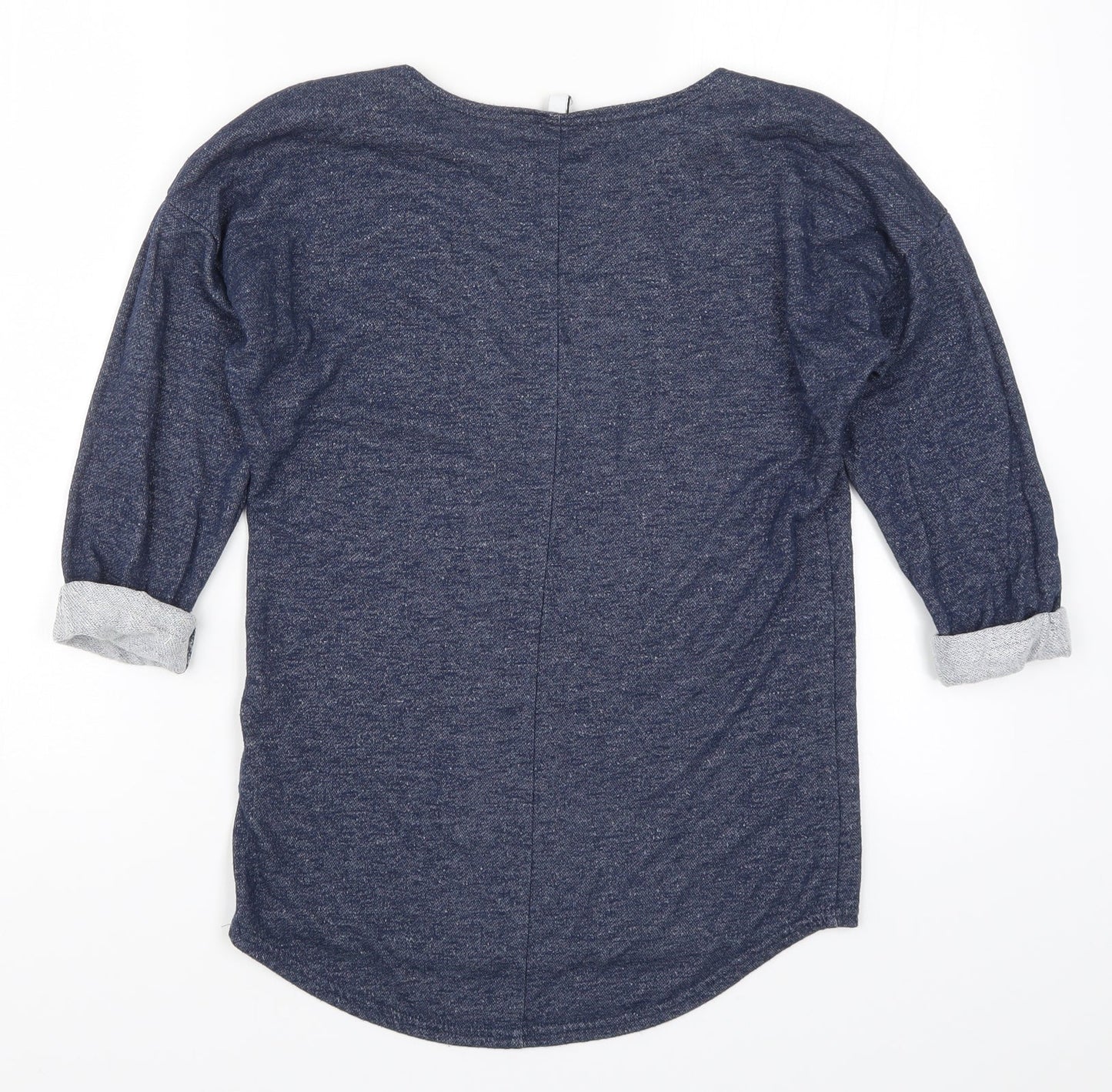 H&M Womens Blue   Pullover Sweatshirt Size XS