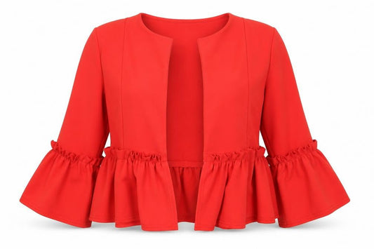 Womens UK Size 14 Prague Red Jacket