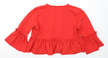 Womens UK Size 14 Prague Red Jacket