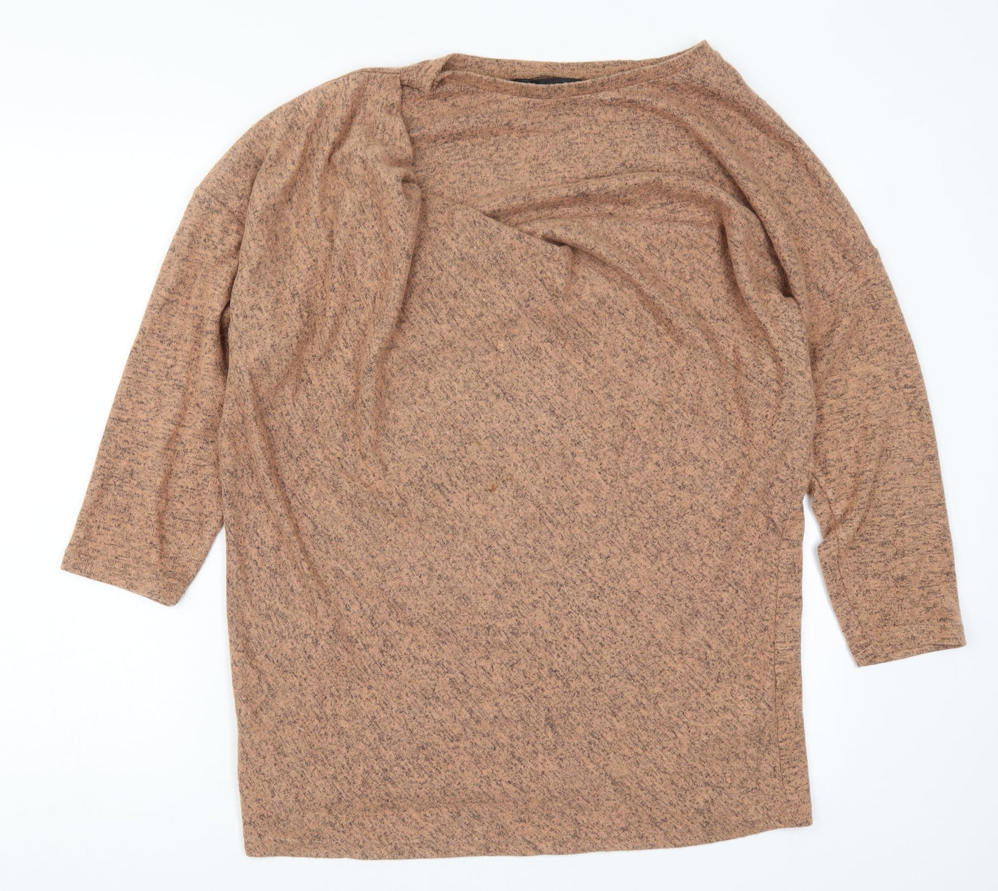 Capsule Womens Brown  Knit Pullover Jumper Size 14