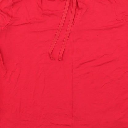 Topshop Womens Red   Basic T-Shirt Size 12