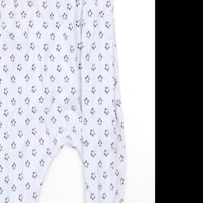Preworn Girls Blue Geometric  Cami One Piece Size 9-12 Months  - Stars