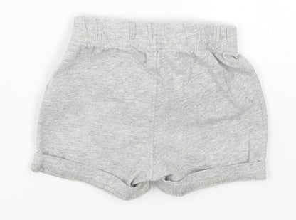 Gap Baby Grey   Cropped Trousers Size 6-9 Months  - Bear Pyjamas