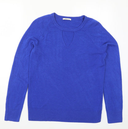 TU Womens Blue  Knit Pullover Jumper Size 8