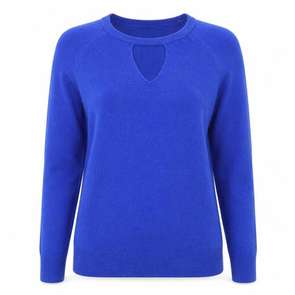 Tu Womens Blue  Knit Pullover Jumper Size 8