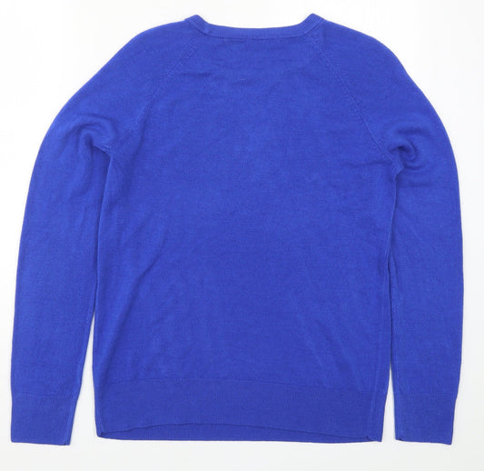 TU Womens Blue  Knit Pullover Jumper Size 8