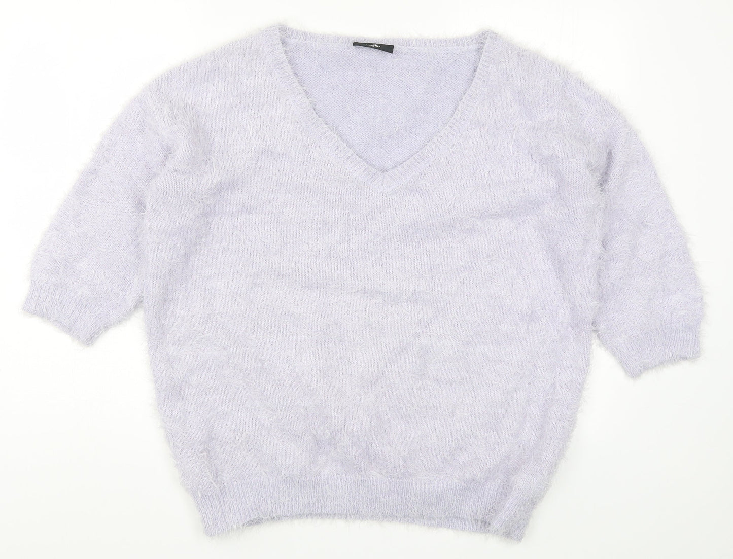 Womens UK Size M Wallis Purple Pullover Jumper
