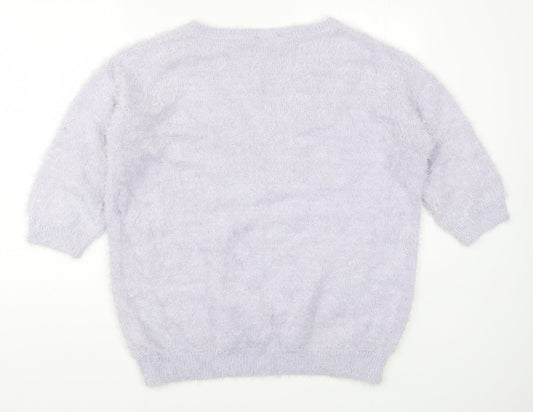 Womens UK Size M Wallis Purple Pullover Jumper