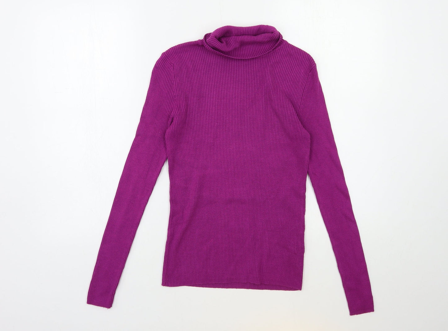 Womens UK Size 10 Marks and Spencer Purple Pullover Jumper