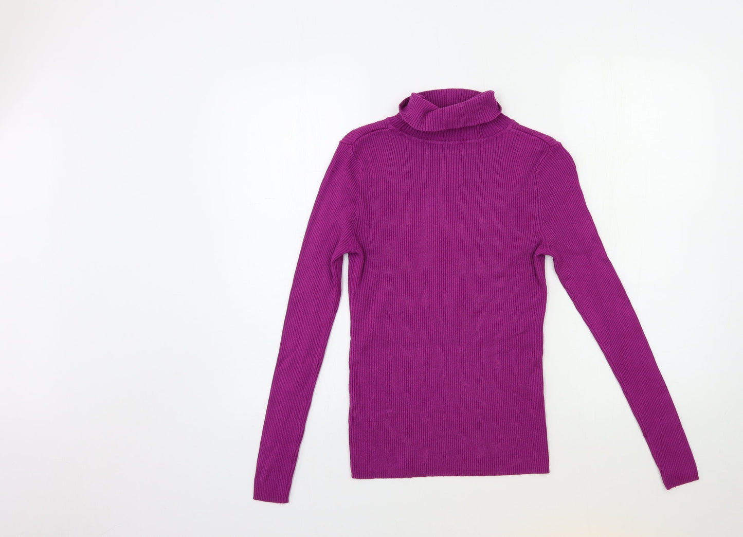 Womens UK Size 10 Marks and Spencer Purple Pullover Jumper