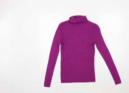 Womens UK Size 10 Marks and Spencer Purple Pullover Jumper