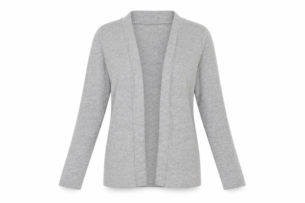 Bonprix Womens Grey Cardigan Jumper Size XS