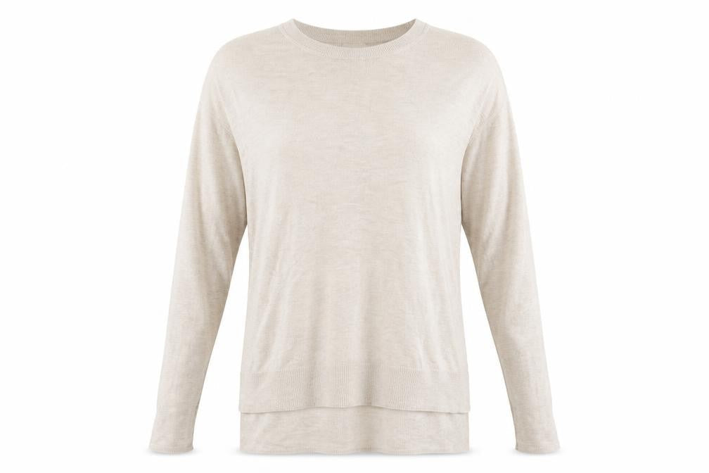 Womens UK Size XS H&M Beige Pullover Jumper