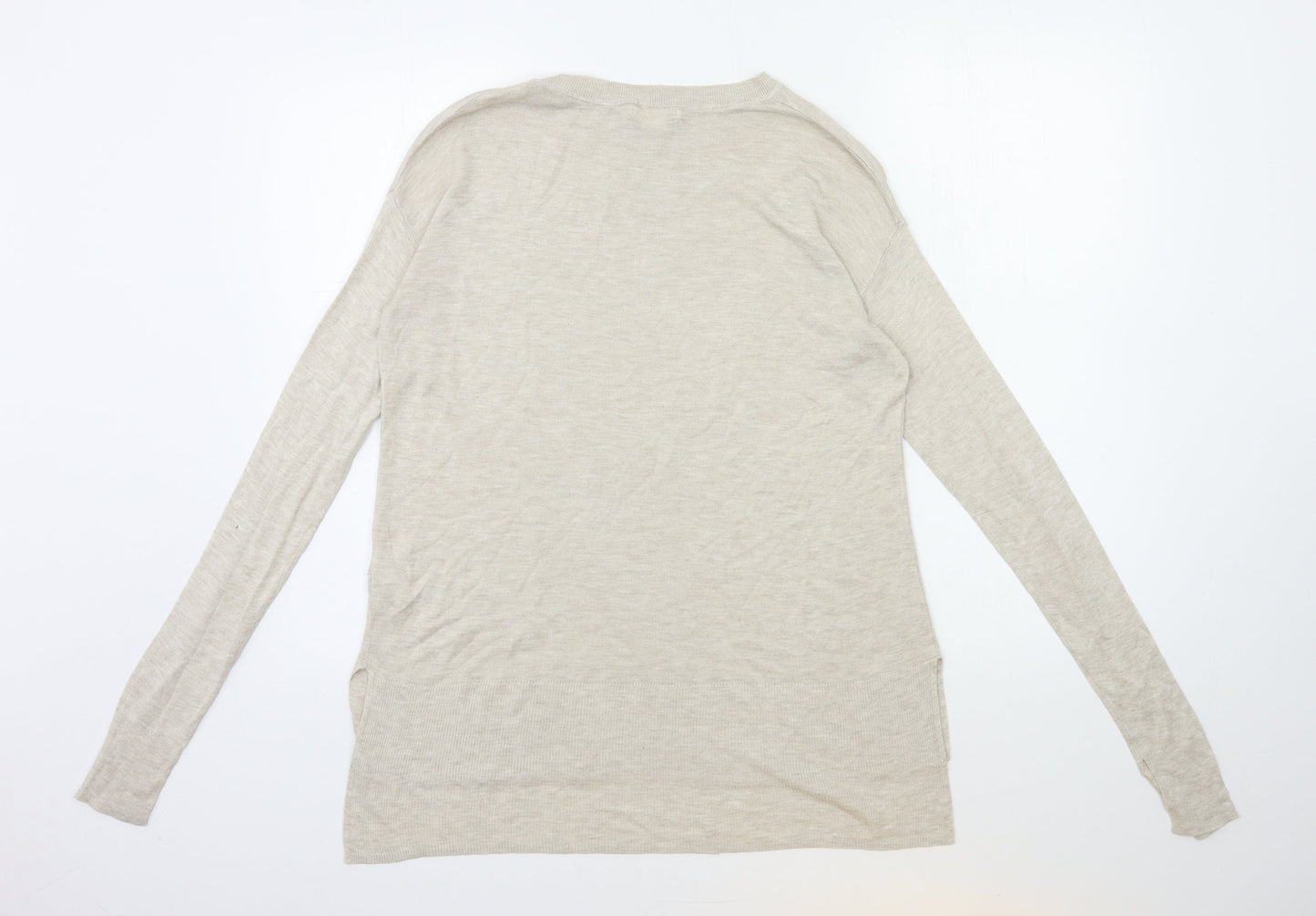 Womens UK Size XS H&M Beige Pullover Jumper