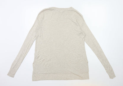 Womens UK Size XS H&M Beige Pullover Jumper