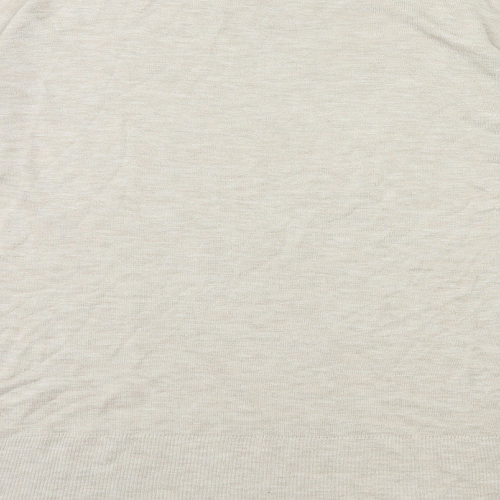 Womens UK Size XS H&M Beige Pullover Jumper