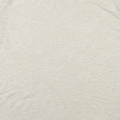 Womens UK Size XS H&M Beige Pullover Jumper
