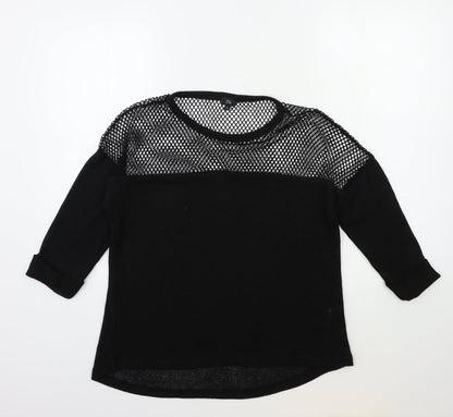 Womens UK Size 8 River Island Black Pullover Jumper
