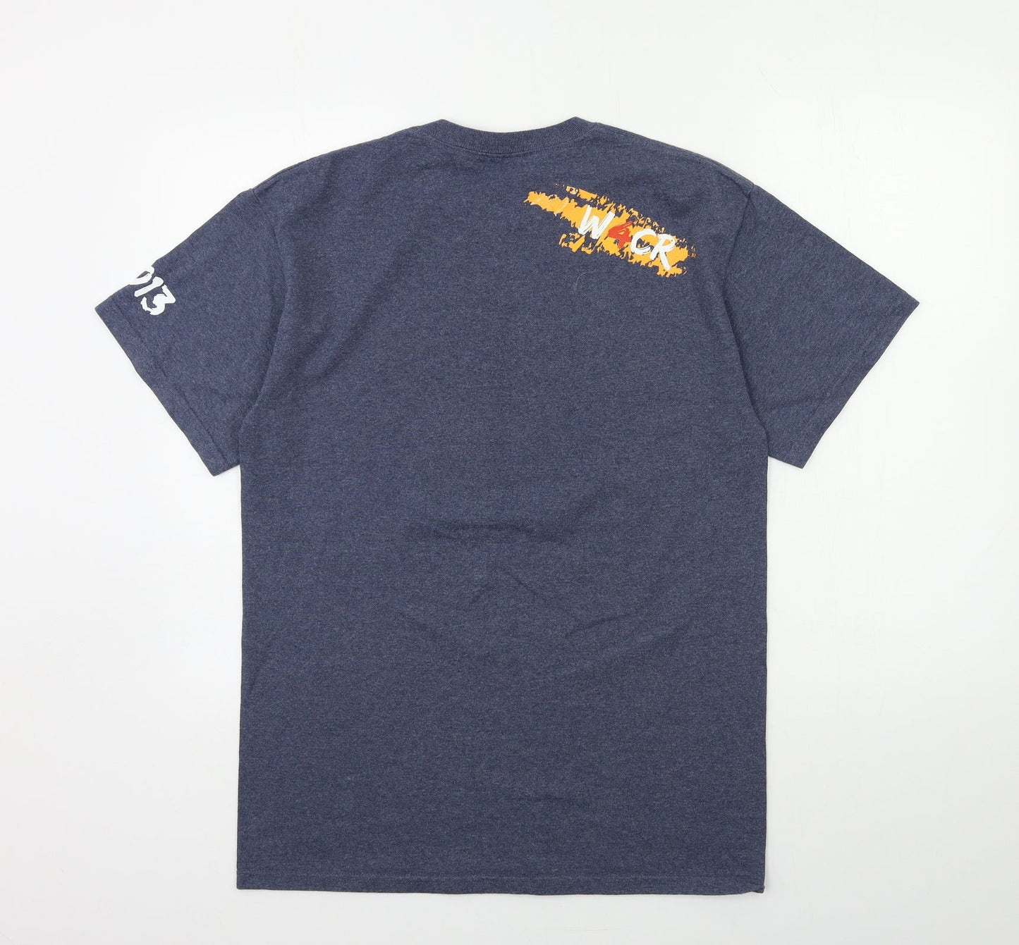 Mens UK Size M Gildan Blue  T-Shirt