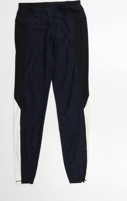 H&M Womens Blue   Compression Leggings Size M L27 in