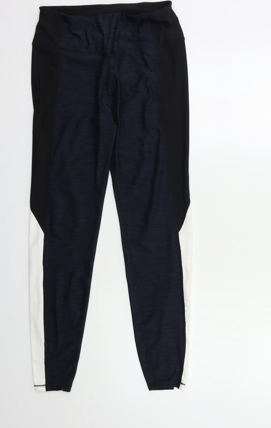 H&M Womens Blue   Compression Leggings Size M L27 in